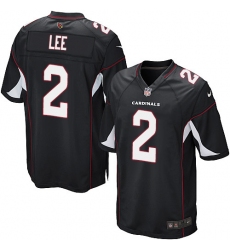 Men's Nike Arizona Cardinals #2 Andy Lee Game Black Alternate NFL Jersey