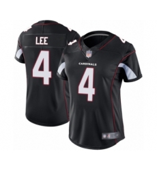 Women's Arizona Cardinals #4 Andy Lee Black Alternate Vapor Untouchable Limited Player Football Jersey