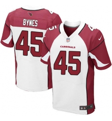 Men's Nike Arizona Cardinals #45 Josh Bynes Elite White NFL Jersey