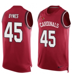 Men's Nike Arizona Cardinals #45 Josh Bynes Limited Red Player Name & Number Tank Top NFL Jersey