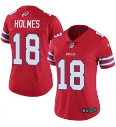Women's Nike Buffalo Bills #18 Andre Holmes Limited Red Rush Vapor Untouchable NFL Jersey