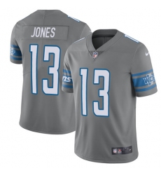 Youth Nike Detroit Lions #13 T.J. Jones Limited Steel Rush Vapor Untouchable NFL Jersey