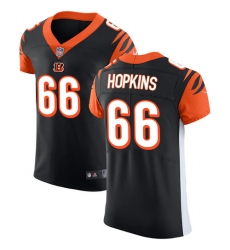 Men's Nike Cincinnati Bengals #66 Trey Hopkins Black Team Color Vapor Untouchable Elite Player NFL Jersey