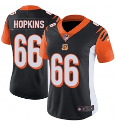 Women's Nike Cincinnati Bengals #66 Trey Hopkins Black Team Color Vapor Untouchable Elite Player NFL Jersey