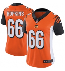 Women's Nike Cincinnati Bengals #66 Trey Hopkins Orange Alternate Vapor Untouchable Elite Player NFL Jersey