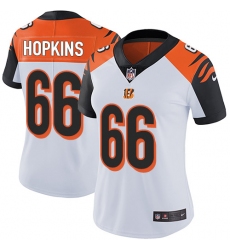 Women's Nike Cincinnati Bengals #66 Trey Hopkins White Vapor Untouchable Elite Player NFL Jersey