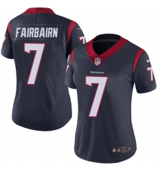 Women's Nike Houston Texans #7 Ka'imi Fairbairn Navy Blue Team Color Vapor Untouchable Limited Player NFL Jersey