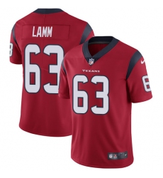 Men's Nike Houston Texans #63 Kendall Lamm Red Alternate Vapor Untouchable Limited Player NFL Jersey