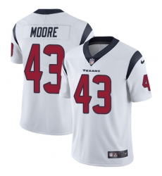 Youth Nike Houston Texans #43 Corey Moore White Vapor Untouchable Limited Player NFL Jersey