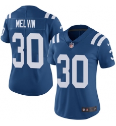 Women's Nike Indianapolis Colts #30 Rashaan Melvin Royal Blue Team Color Vapor Untouchable Limited Player NFL Jersey