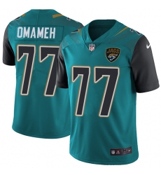 Youth Nike Jacksonville Jaguars #77 Patrick Omameh Teal Green Team Color Vapor Untouchable Limited Player NFL Jersey