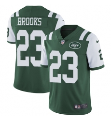 Youth Nike New York Jets #23 Terrence Brooks Green Team Color Vapor Untouchable Elite Player NFL Jersey