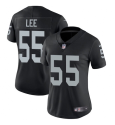 Women's Nike Oakland Raiders #55 Marquel Lee Black Team Color Vapor Untouchable Limited Player NFL Jersey