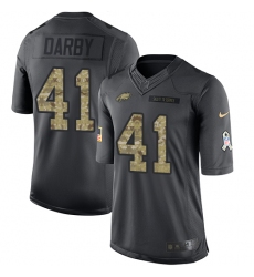 Youth Nike Philadelphia Eagles #41 Ronald Darby Limited Black 2016 Salute to Service NFL Jersey