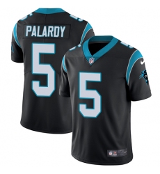 Youth Nike Carolina Panthers #5 Michael Palardy Black Team Color Vapor Untouchable Limited Player NFL Jersey