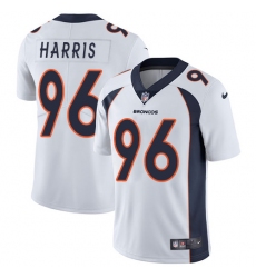 Youth Nike Denver Broncos #96 Shelby Harris White Vapor Untouchable Limited Player NFL Jersey