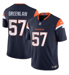 Men's Denver Broncos #57 Dre Greenlaw Navy 2025 F.U.S.E. Alternate Vapor Limited Football Stitched Jersey