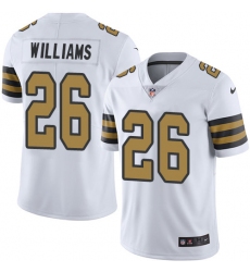 Youth Nike New Orleans Saints #25 P. J. Williams Limited White Rush Vapor Untouchable NFL Jersey