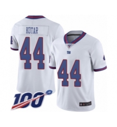 Men's New York Giants #44 Doug Kotar Limited White Rush Vapor Untouchable 100th Season Football Jersey