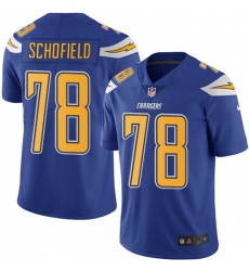 Youth Nike Los Angeles Chargers #78 Michael Schofield Limited Electric Blue Rush Vapor Untouchable NFL Jersey