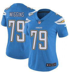 Women's Nike Los Angeles Chargers #79 Kenny Wiggins Electric Blue Alternate Vapor Untouchable Limited Player NFL Jersey