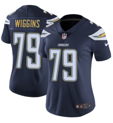 Women's Nike Los Angeles Chargers #79 Kenny Wiggins Navy Blue Team Color Vapor Untouchable Limited Player NFL Jersey