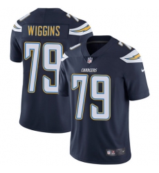 Youth Nike Los Angeles Chargers #79 Kenny Wiggins Navy Blue Team Color Vapor Untouchable Limited Player NFL Jersey