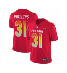 Youth Nike Los Angeles Chargers #31 Adrian Phillips Limited Red AFC 2019 Pro Bowl NFL Jersey