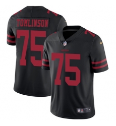 Youth Nike San Francisco 49ers #75 Laken Tomlinson Black Vapor Untouchable Limited Player NFL Jersey