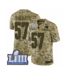 Men's Nike Los Angeles Rams #65 John Sullivan Limited Camo 2018 Salute to Service Super Bowl LIII Bound NFL Jersey