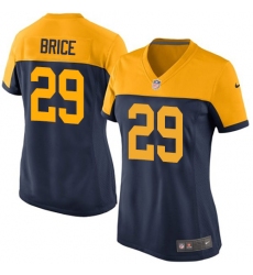 Women's Nike Green Bay Packers #29 Kentrell Brice Limited Navy Blue Alternate NFL Jersey