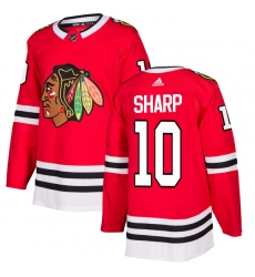Youth Adidas Chicago Blackhawks #10 Patrick Sharp Authentic Red Home NHL Jersey