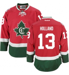 Women's Reebok Montreal Canadiens #13 Peter Holland Authentic Red New CD NHL Jersey