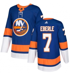 Youth Adidas New York Islanders #7 Jordan Eberle Authentic Royal Blue Home NHL Jersey