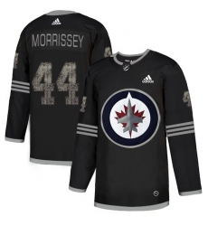 Men's Adidas Winnipeg Jets #44 Josh Morrissey Black Authentic Classic Stitched NHL Jersey