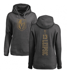 NHL Women's Adidas Vegas Golden Knights #13 Brendan Leipsic Charcoal One Color Backer Pullover Hoodie