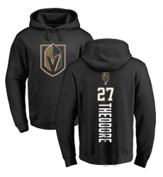 NHL Adidas Vegas Golden Knights #27 Shea Theodore Black Backer Pullover Hoodie