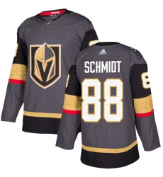 Men's Adidas Vegas Golden Knights #88 Nate Schmidt Premier Gray Home NHL Jersey