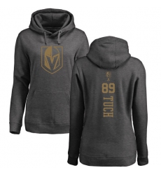 NHL Women's Adidas Vegas Golden Knights #89 Alex Tuch Charcoal One Color Backer Pullover Hoodie