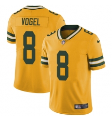Youth Nike Green Bay Packers #8 Justin Vogel Limited Gold Rush Vapor Untouchable NFL Jersey