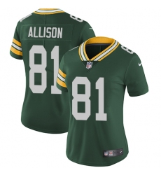 Women's Nike Green Bay Packers #81 Geronimo Allison Green Team Color Vapor Untouchable Elite Player NFL Jersey