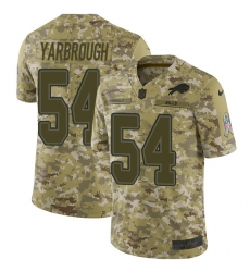 Youth Nike Buffalo Bills #54 Eddie Yarbrough Limited Camo 2018 Salute to Service NFL Jersey