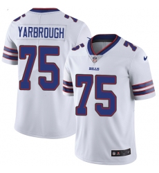Youth Nike Buffalo Bills #75 Eddie Yarbrough White Vapor Untouchable Elite Player NFL Jersey