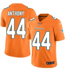 Youth Nike Miami Dolphins #44 Stephone Anthony Limited Orange Rush Vapor Untouchable NFL Jersey