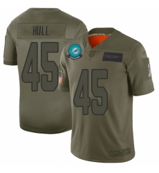 Men's Miami Dolphins #45 Mike Hull Limited Camo 2019 Salute to Service Football Jersey