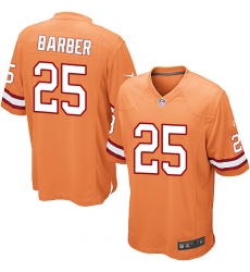 Men's Nike Tampa Bay Buccaneers #25 Peyton Barber Limited Orange Glaze Alternate NFL Jersey