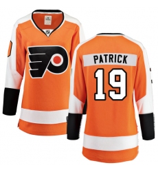 Women's Philadelphia Flyers #19 Nolan Patrick Fanatics Branded Orange Home Breakaway NHL Jersey