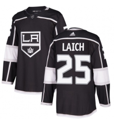 Youth Adidas Los Angeles Kings #25 Brooks Laich Authentic Black Home NHL Jersey