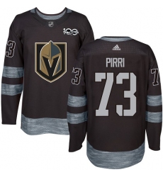 Men's Adidas Vegas Golden Knights #73 Brandon Pirri Authentic Black 1917-2017 100th Anniversary NHL Jersey