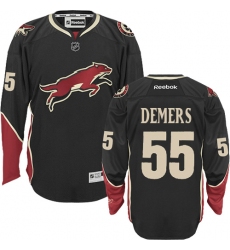Youth Reebok Arizona Coyotes #55 Jason Demers Authentic Black Third NHL Jersey